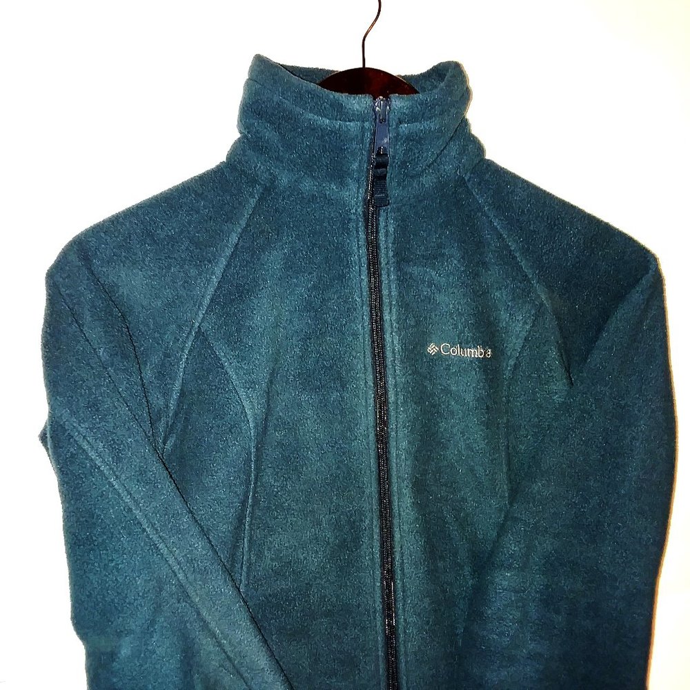 Columbia Women's Blue Fleece Jacket Size Small